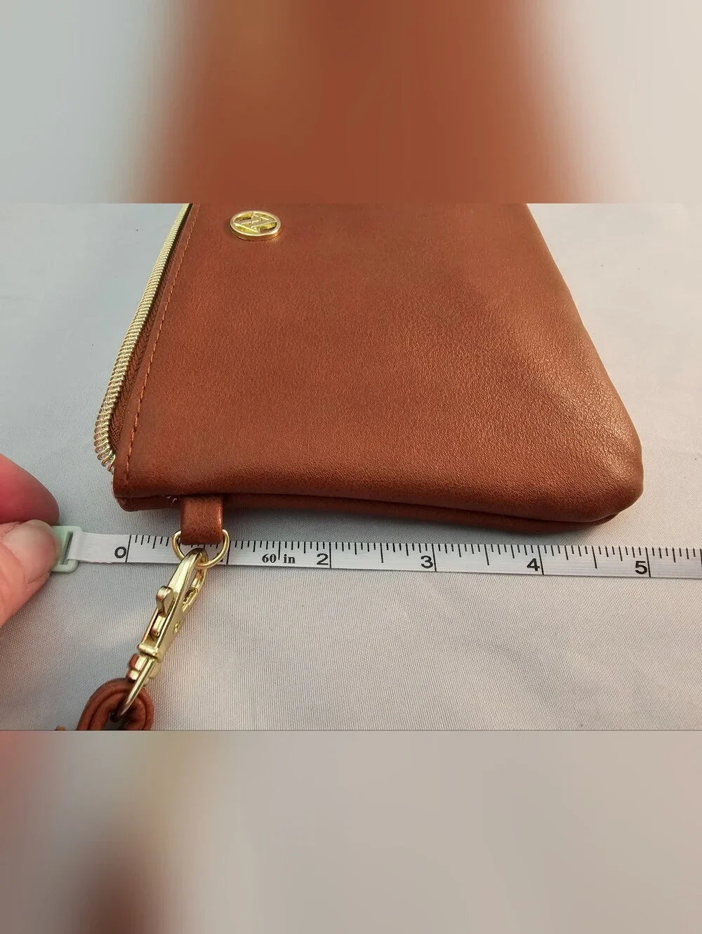 Adrienne Vittadini Wristlet Clutch With Phone Charger